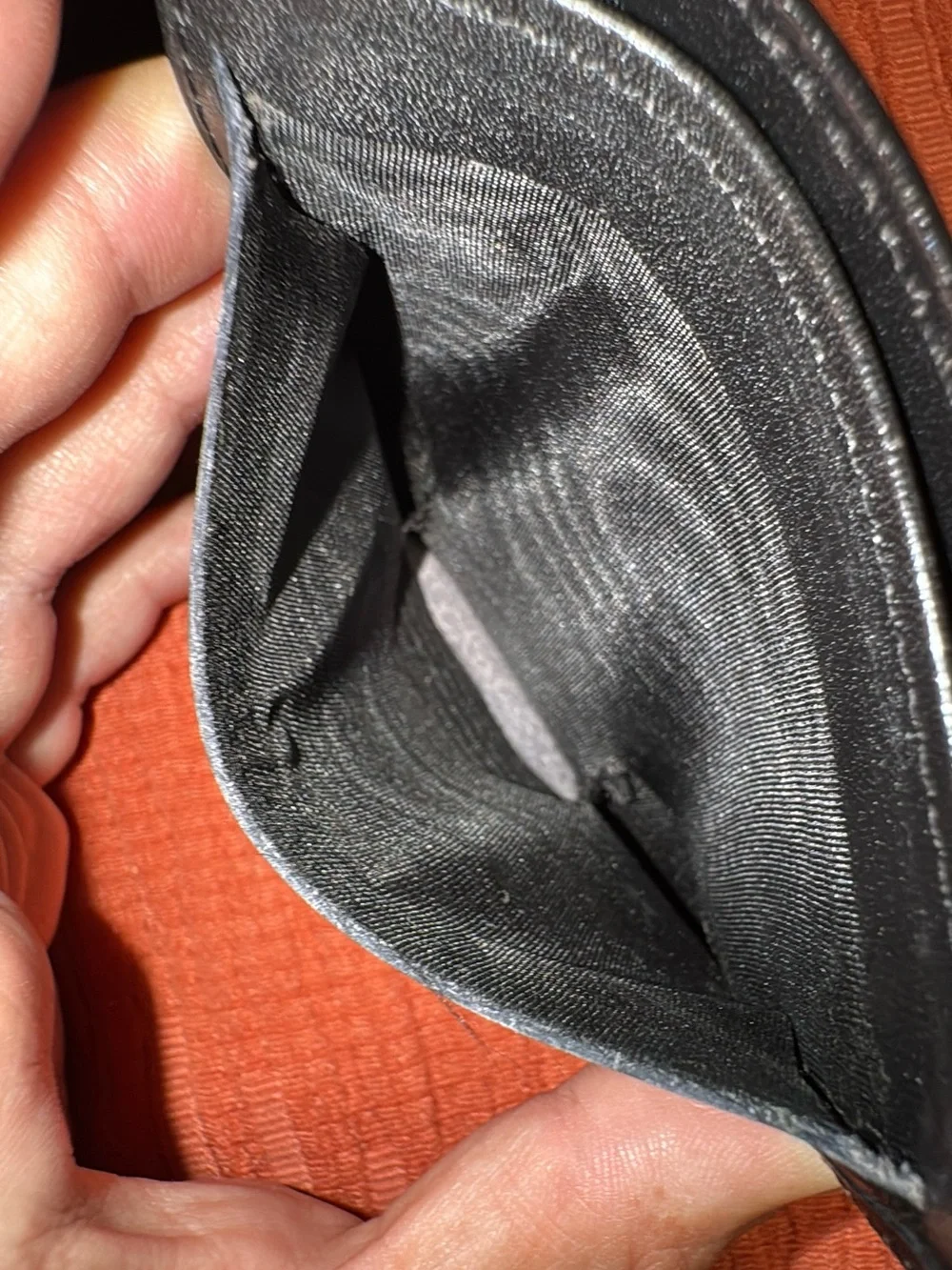 Yves Saint Laurent Black Leather Bi-Fold Wallet